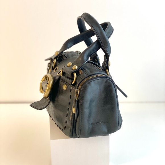 Francesco Biasia Leather Top Handle Small Satchel - Picture 11 of 13